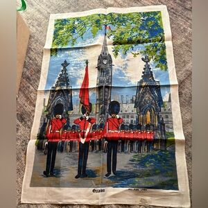 New Vintage Made in Ireland Linen Tea Towel Ottawa